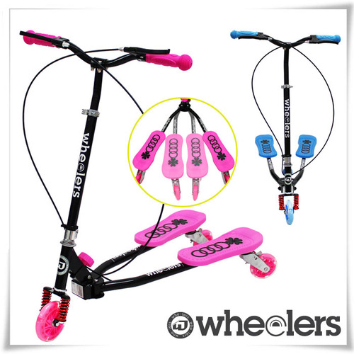 휠러스 당당 V-Rider-핑크 (발광바퀴, 높이조절)