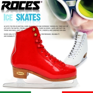 로체스 아이스 스케이트 Class_Red /빙상,피겨스케이트용(블레이드커버 증정)