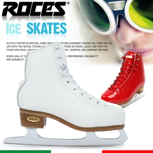 로체스 아이스 스케이트 Class_White /빙상,피겨스케이트용(블레이드커버 증정)