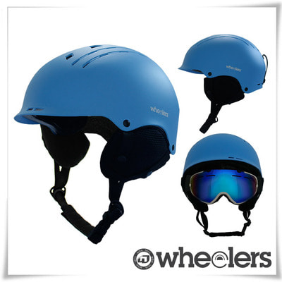 NEW 휠러스 스노우 헬멧 WH-100 - 블루(사이즈조절)
